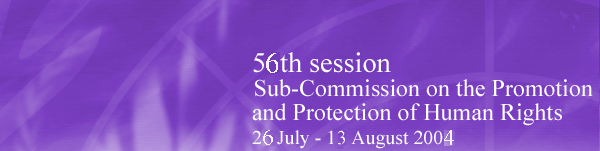 Sub-Commission on the Promotion and Protection of Human Rights